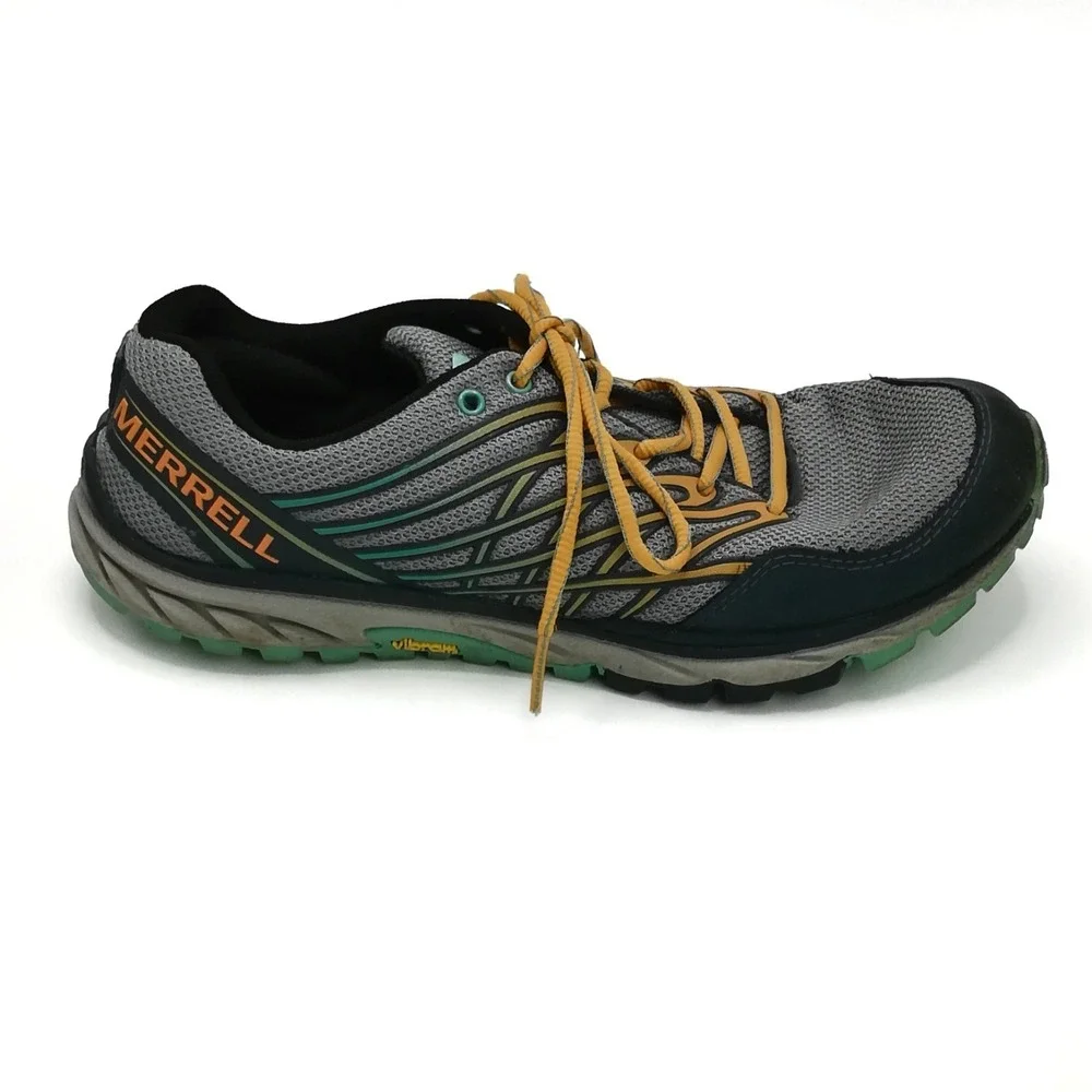 Merrell Shoes Womens Sneaker Running Bare Access Trail Monument Flame Vibram 8